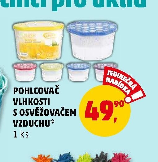 Pohlcovač vlhkosti s osvěžovačem vzduchu