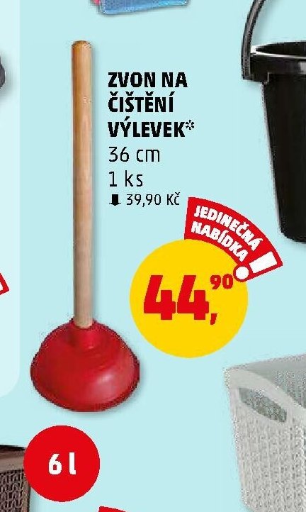 Zvon na čištění výlevek