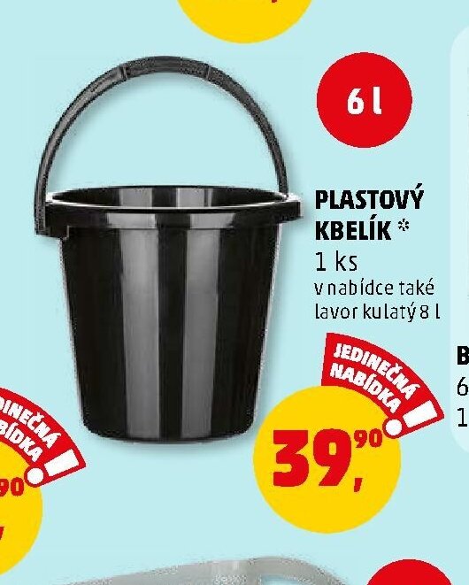 Plastový kbelík