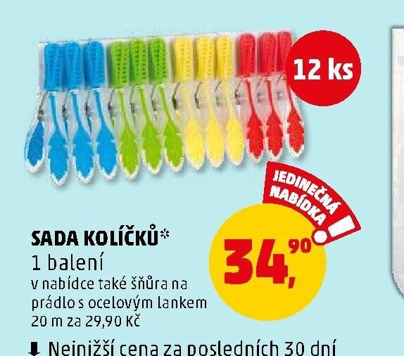 Sada kolíčků