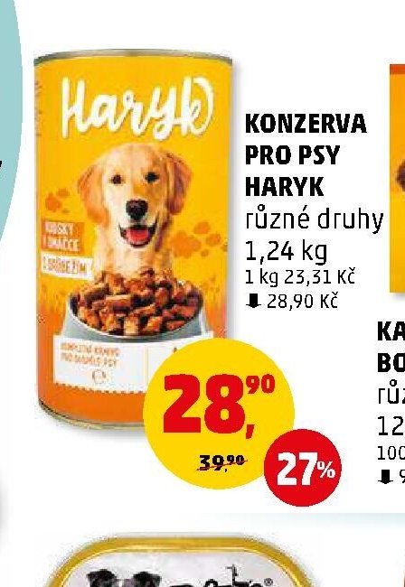 Konzerva pro psy Haryk