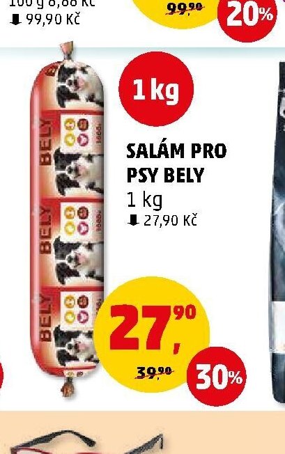 Salám pro psy Bely