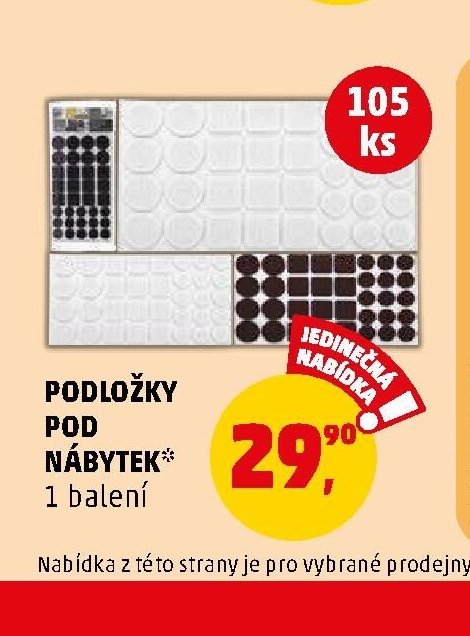 Podložky pod nábytek