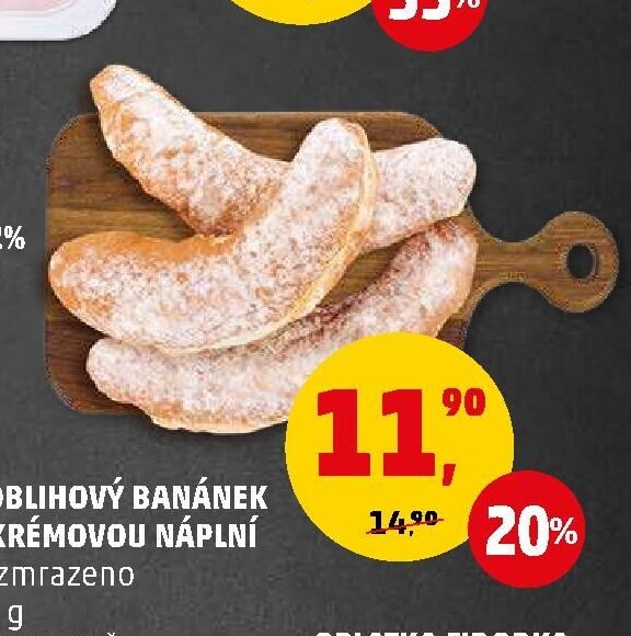 KOBLIHOVÝ BANÁNEK S KRÉMOVOU NÁPLNÍ