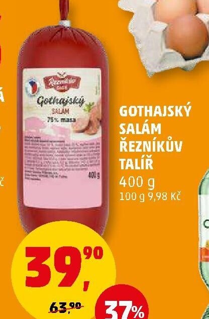 Gothajský salám Řezníkův talíř 400 g