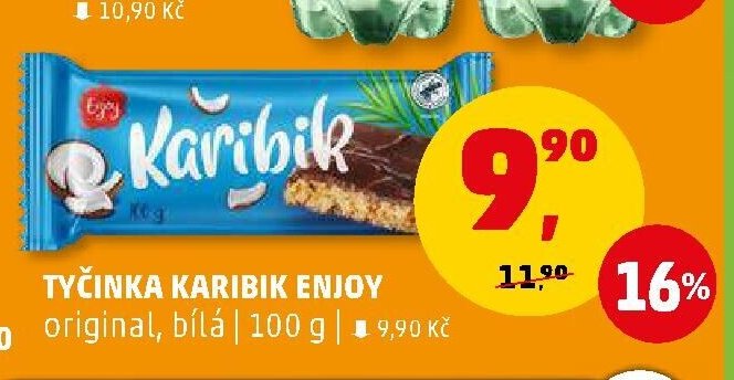 Tyčinka Karibik Enjoy original, bílá 100 g