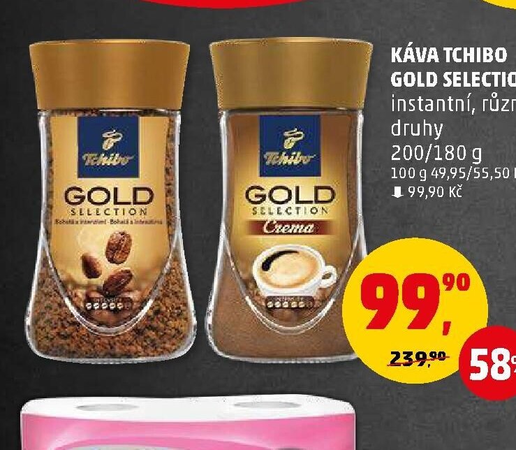 Káva Tchibo Gold Selection