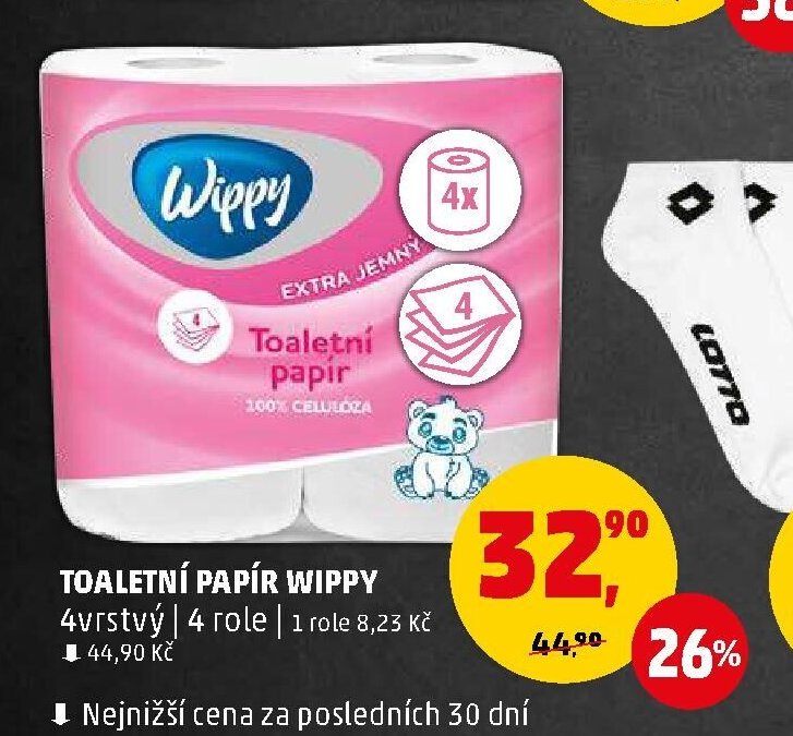 Toaletní papír Wippy