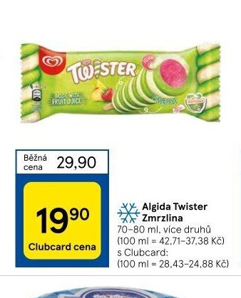 Algida Twister Zmrzlina