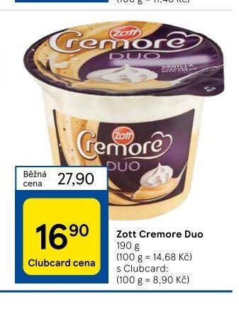 Zott Cremore Duo