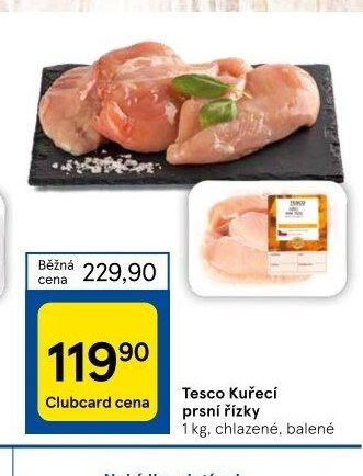 Tesco Kuřecí prsní řízky