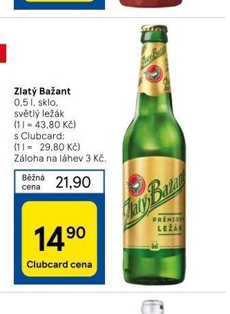 Zlatý Bažant 0,5 l
