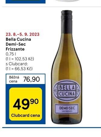 Bella Cucina Demi-Sec Frizzante 0,75 l