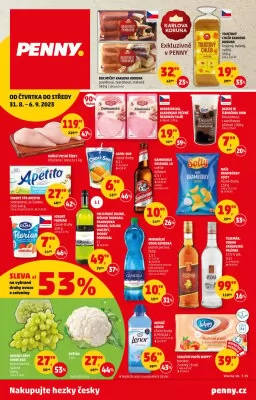 akční leták Penny Market 31.8.2023-6.9.2023