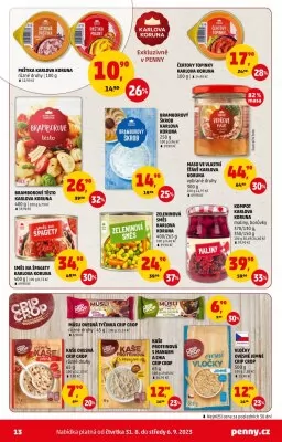 akční leták Penny Market 31.8.2023-6.9.2023