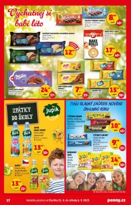 akční leták Penny Market 31.8.2023-6.9.2023