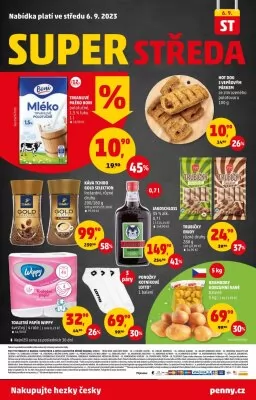 akční leták Penny Market 31.8.2023-6.9.2023