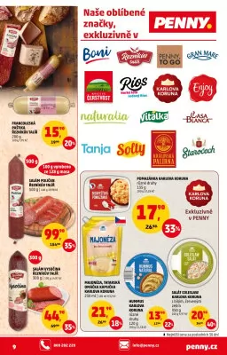 akční leták Penny Market 31.8.2023-6.9.2023
