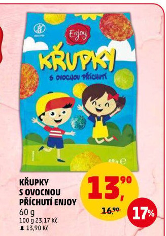 Křupky kuličky ovocné Enjoy