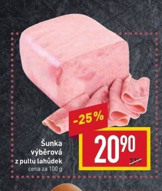 Šunka výběrová z pultu lahůdek