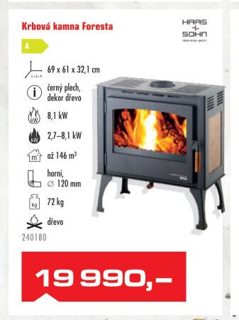 Krbová kamna Foresta - UNI HOBBY akcniletaky.com