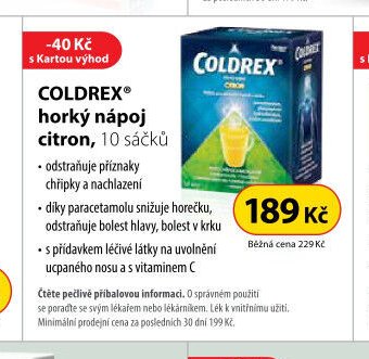 COLDREX horký nápoj citron
