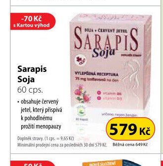 Sarapis Soja 60 cps.