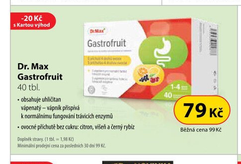 Dr. Max Gastrofruit 40 tbl.