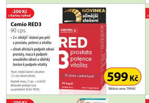 Cemio RED3 90 cps.