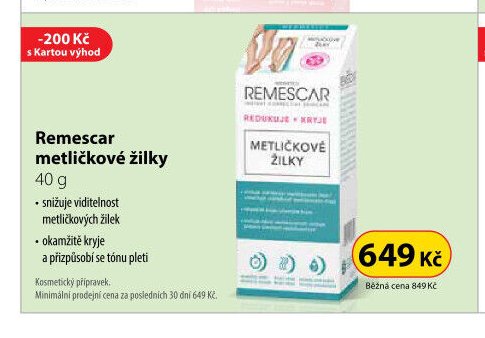 Remescar metličkové žilky 40 g