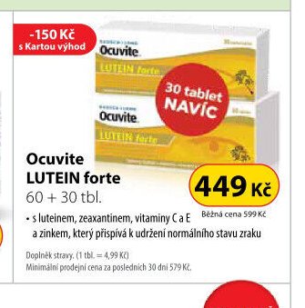 Ocuvite LUTEIN forte 60 + 30 tbl.