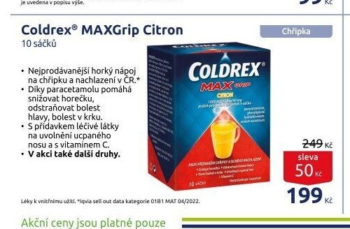 Coldrex MAXGrip Citron 10 sáčků