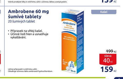 Ambrobene 60 mg šumivé tablety