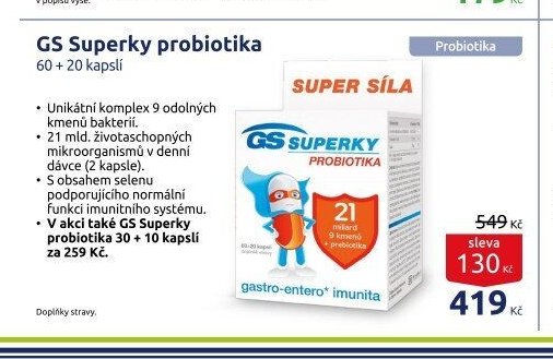 GS Superky probiotika