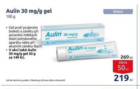 Aulin 30 mg/g gel 100 g