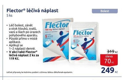 Flector léčivá náplast 5 ks