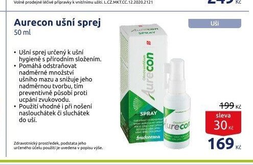 Aurecon ušní sprej 50 ml
