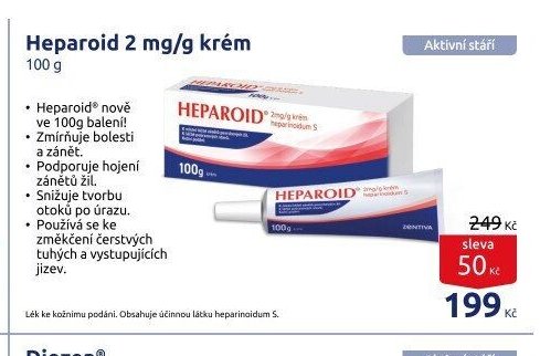 Heparoid 2 mg/g krém