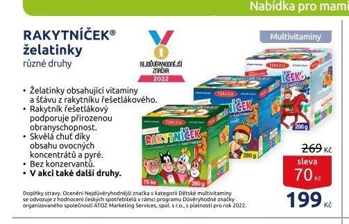 Rakytníček® želatinky