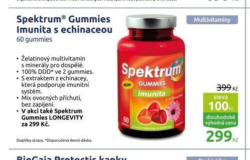 Spektrum® Gummies Imunita s echinaceou