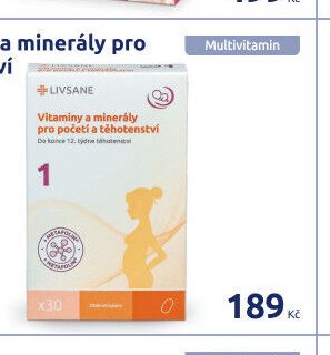 LIVSANE Vitamíny a minerály pro početí a těhotenství