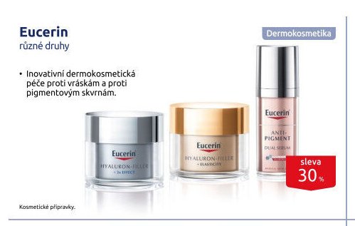 Eucerin různé druhy