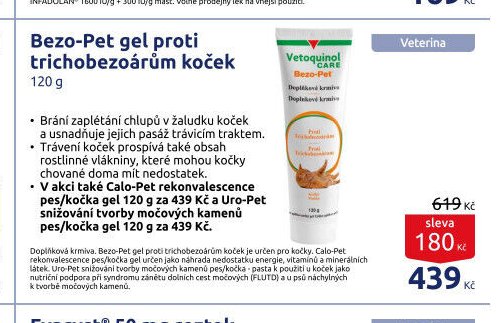 Bezo-Pet gel proti trichobezoárům koček