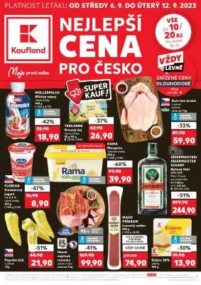 akční leták Kaufland 6.9.2023-12.9.2023