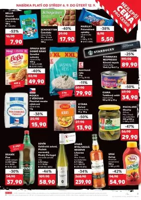 akční leták Kaufland 6.9.2023-12.9.2023