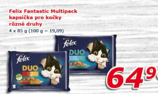 Kapsičky pro kočky Fantastic Felix Purina