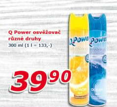 Osvěžovač vzduchu ve spreji Q power