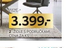 2 ŽIDLE S PODRUČKAMI