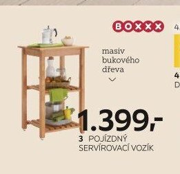 Pojízdný servírovací vozík