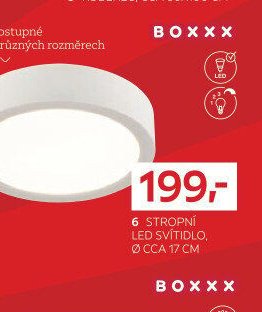 Stropní LED svítidlo, cca 17 cm